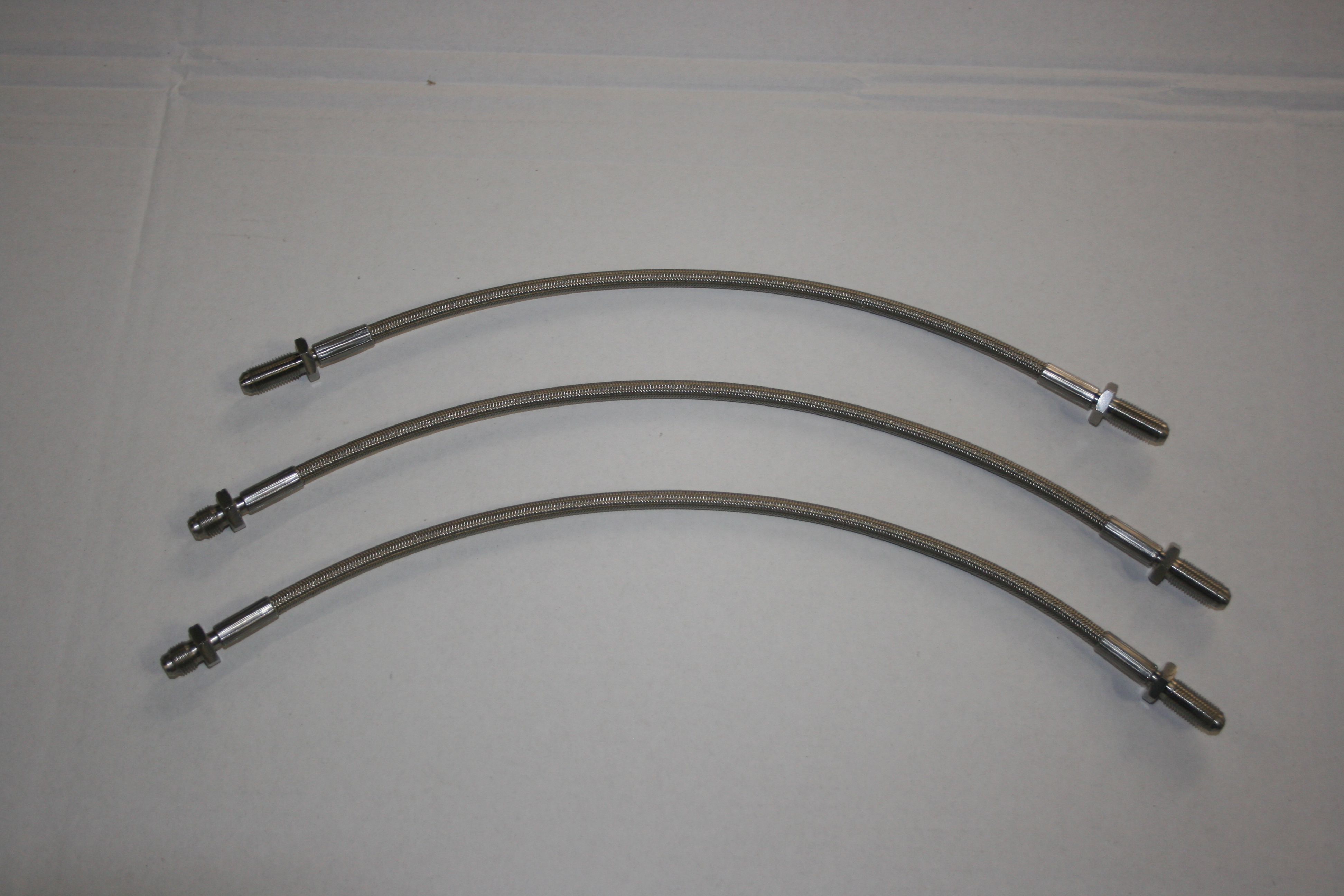 S/S Braided Brake Hoses - Set of 3