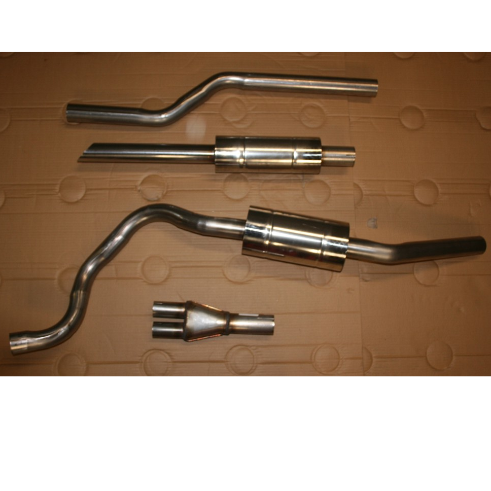2 Inch Complete System Less Front Pipe (Alpine) in T304 Stainless Steel