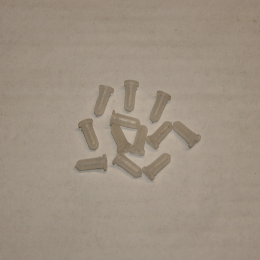 Badge and Letter Plastic Retaining Clips (Pack of 12)