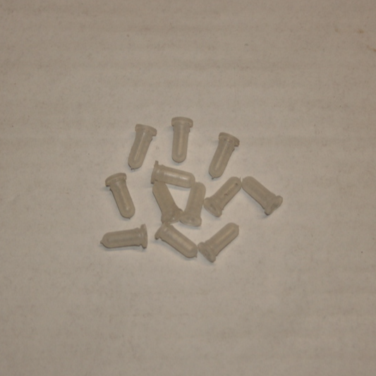 Badge and Letter Plastic Retaining Clips (Pack Of 12)