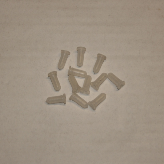 Badge and Letter Plastic Retaining Clips (Pack Of 12)